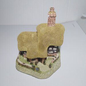 David Winter Blossom Cottage May British Traditions Thatched Tudor House 5"x4"